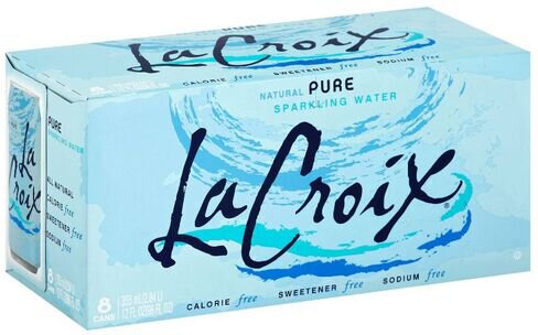 La Croix Pure Sparkling Water 8 Pk