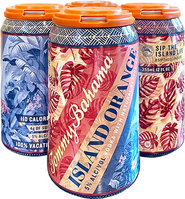 Tommy Bahama Island Orange Hard Seltzer