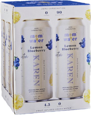 Mom Water Karen Lemon & Blueberry
