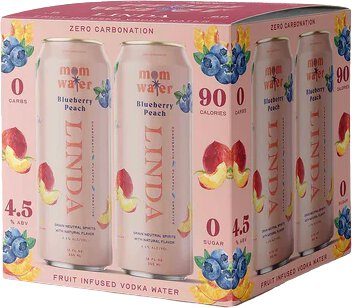 Mom Water Linda Blueberry & Peach