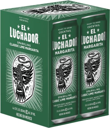El Luchador Lime Margarita RTD 4pck