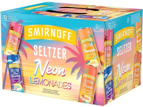 Smirnoff Seltzer Neon Lemonade