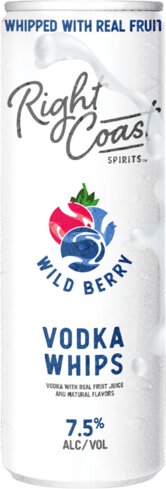 Right Coast Wild Berry Vodka Whips