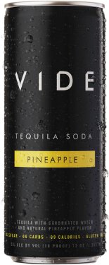 Vide Tequila Soda Pineapple Cocktail Zero Sugar