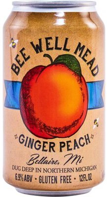 Bee Well Mead Ginger Peach