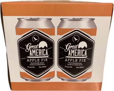 Great America Apple Pie 4PK Cans