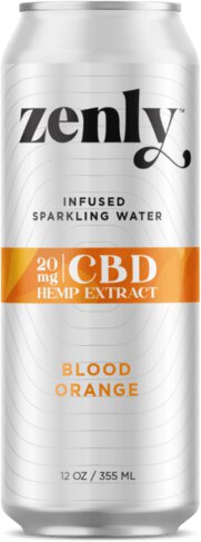 Zenly CBD Blood Orange Hemp Sparkling Water
