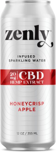 Zenly CBD Honeycrisp Apple Hemp Sparkling Water