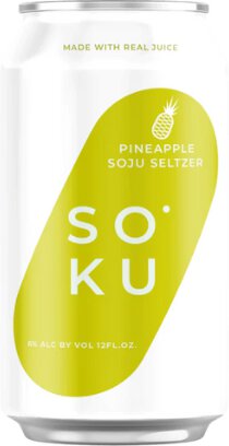 Soku Soju Seltzer Pineapple Soju Seltze