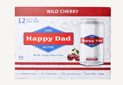Happy Dad Hard Seltzer Wild Cherry