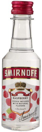 SMIRNOFF RASPBERRY VODKA 50ml