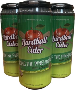 Hardball Pineapple Coconut 4PK Cans