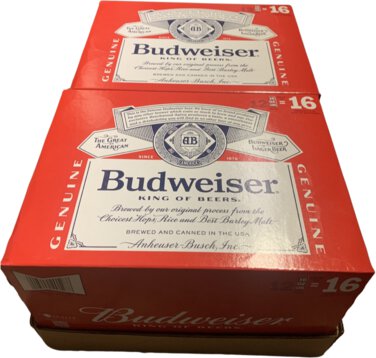 Budweiser 16oz 2/12 Cans
