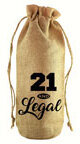 Gift Sack 21 & Legal Jute Wine Sack