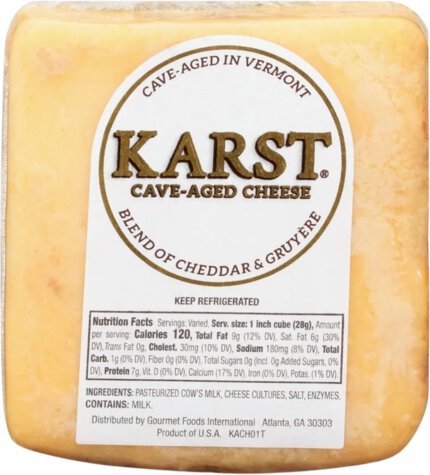 Karst Cave Aged Cheddar & Gruyere