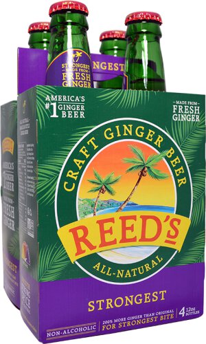Reed's Stronger Ginger Beer bottle