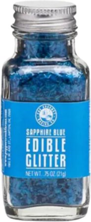 Sapphire Blue Edible Glitter .75oz