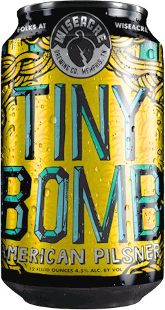 Wiseacre Tiny Bomb American Pilsner