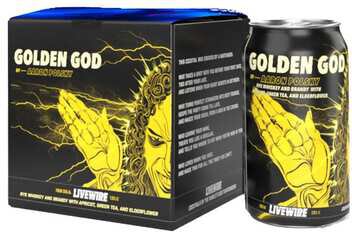 LiveWire Golden God By Aaron Polsky (4-Pack) Cans