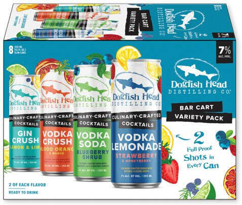 Dogfish Head Bar Cart Variety