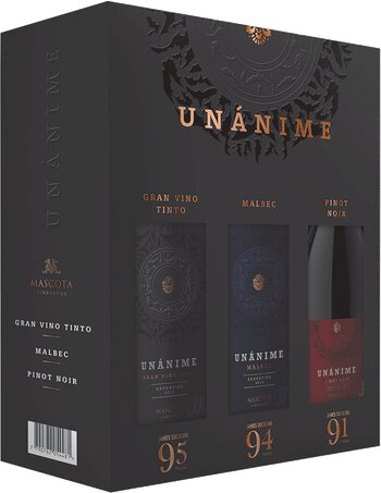 Mascota Vineyards Unanime Reds Gift Pack Three