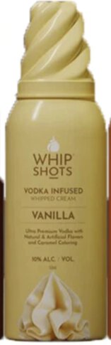 Whip Shots Vanilla Vodka Infused Whipped Cream
