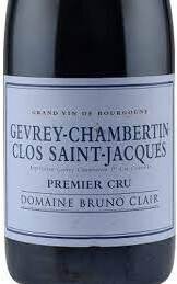 Bruno Clair Gevrey Clos Saint Jacques