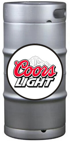 Coors Light Keg