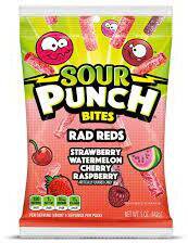 Sour Punch Rad Reds Bites