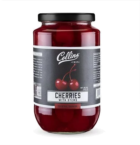 Collins Cocktail Cherries With Stems