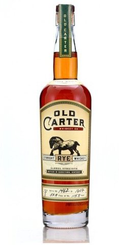 Old Carter Straight Rye Whiskey Small Batch (Batch 8) 750ml