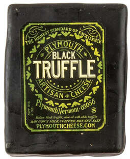 Black Truffle Cheddar By Plymouth Artisan Cheese Ounce