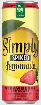 Simply Spiked Strawberry Lemonade