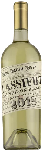 CLASSIFIED SAUVIGNON BLANC NAPA VALLEY