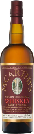 Mccarthys 6 Year American Single Malt