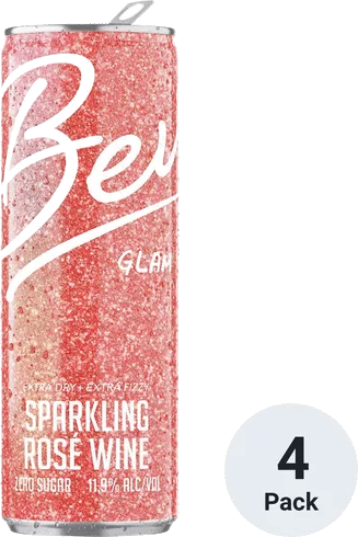 Bev Glam Sparkling Rosé Wine