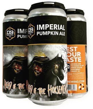 D9 Head Of The Horsemen Imperial Pumpkin Ale 16oz Cans
