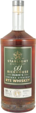 Starlight Distillery Old Rickhouse Rye Whiskey