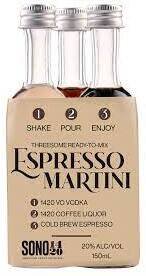 Threesome Cocktails: Espresso Martini RTM