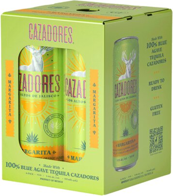 Cazadores Cocktail Margarita (4-Pack) Cans
