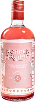 Norden Aquavit - Limited Snaps Strawberry Rhubarb Pink