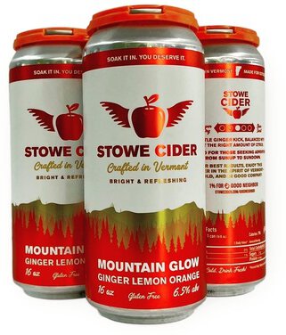 Stowe Cider Mountain Glow Hard Cider 16oz Cans