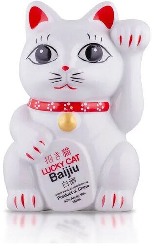 Lucky Cat Baijiu Ceramic Bottle