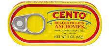Cento Rolled Anchovy W Capers
