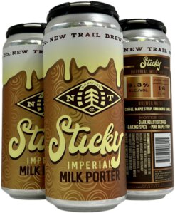 New Trail Sticky Imperial Milk Porter 16oz Cans