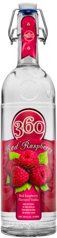 360 Flavors Red Raspberry Flavored Vodka Pet
