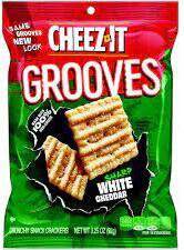 Cheez It Grooves Sharp White Cheddar