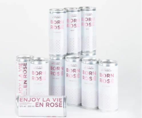 Born Sparkling Rose Can