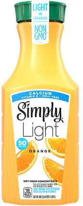SIMPLY LIGHT ORANGE JUICE 52OZ The Fridge Wholesale Liquor