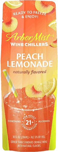 Arbor Mist Peach Lemonade Wine Chillers Freezable Pouches